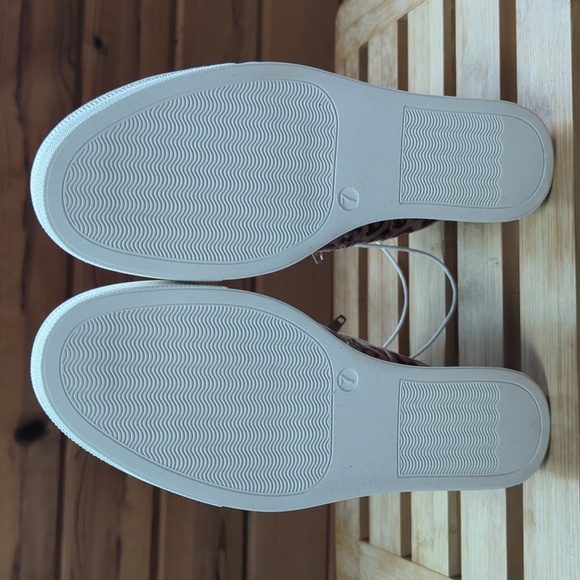 Leopard Wedge Sneakers - Picture 6 of 10